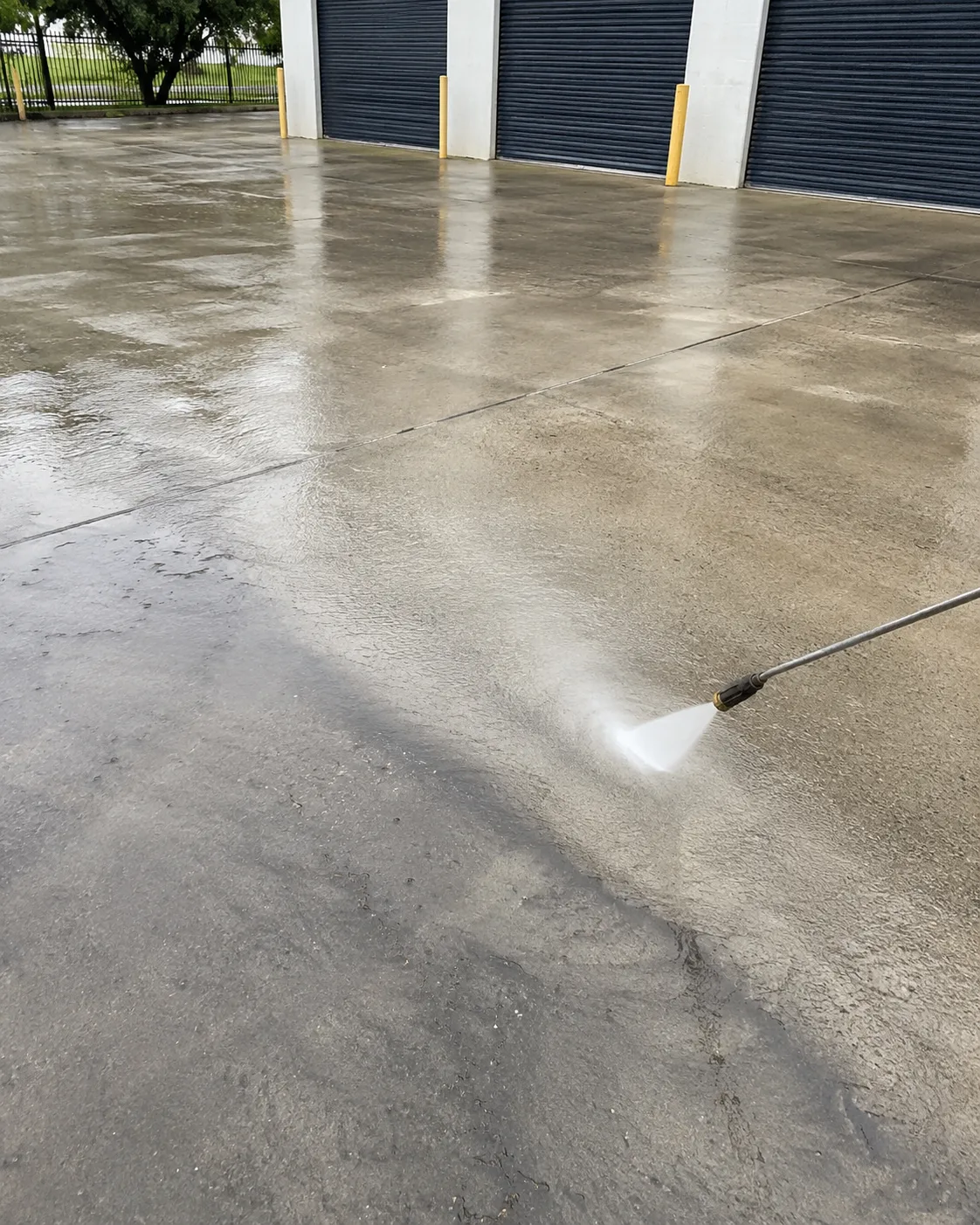 Commercial pressure washing