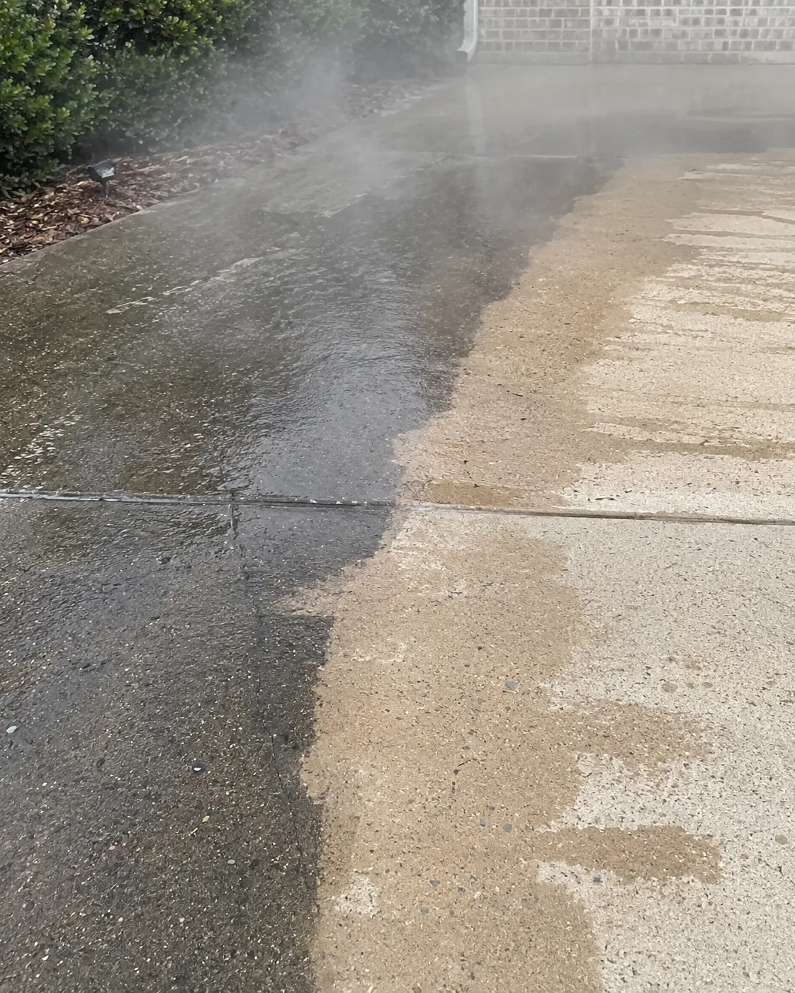 Driveway and concrete cleaning