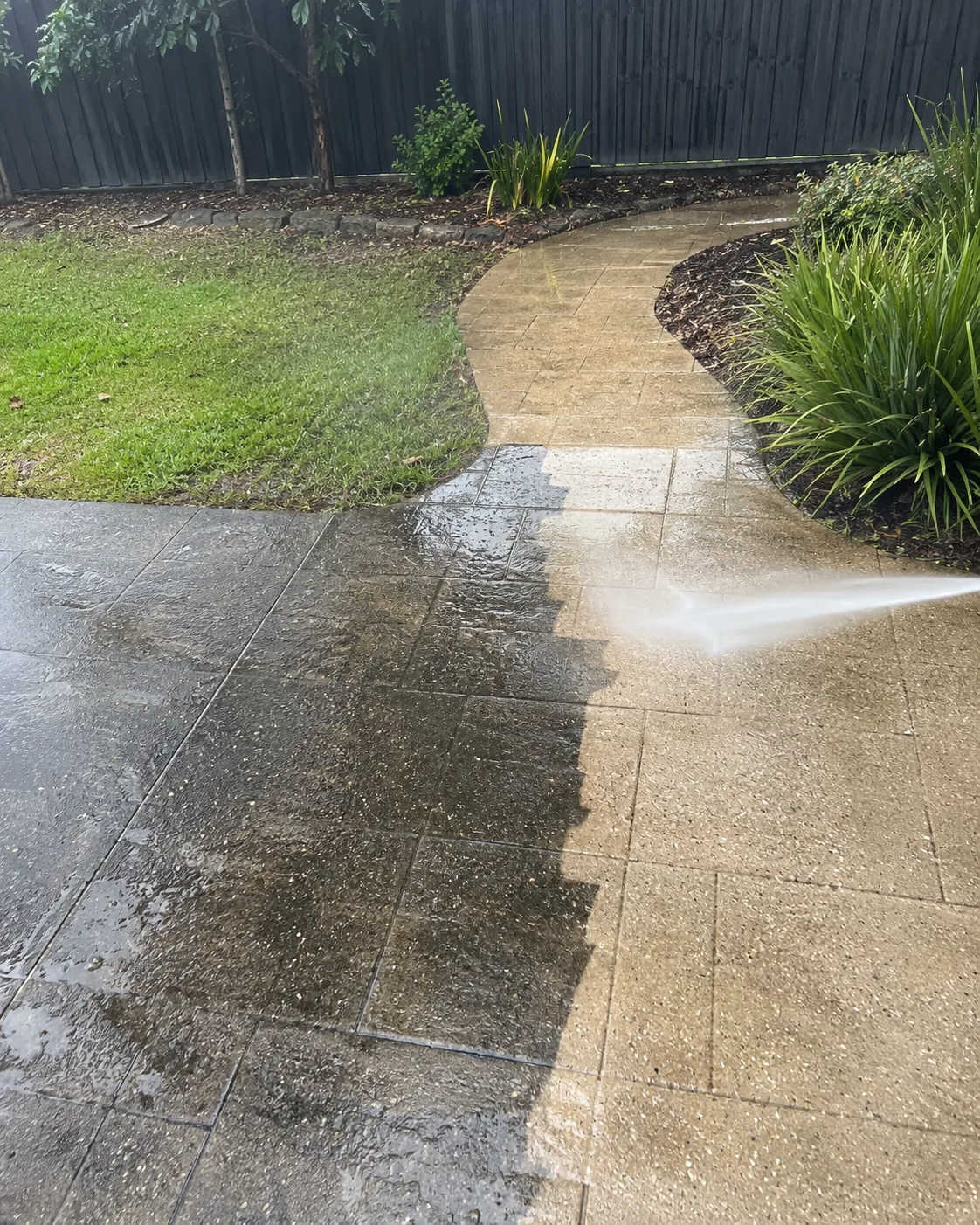 Residential pressure washing